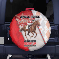 Horse Racing Christmas Spare Tire Cover Giddy Up Pick Up Your Feet - Wonder Print Shop