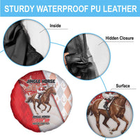 Horse Racing Christmas Spare Tire Cover Giddy Up Pick Up Your Feet - Wonder Print Shop