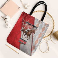 Horse Racing Christmas Tote Bag Giddy Up Pick Up Your Feet - Wonder Print Shop
