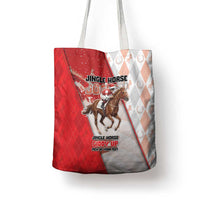 Horse Racing Christmas Tote Bag Giddy Up Pick Up Your Feet - Wonder Print Shop