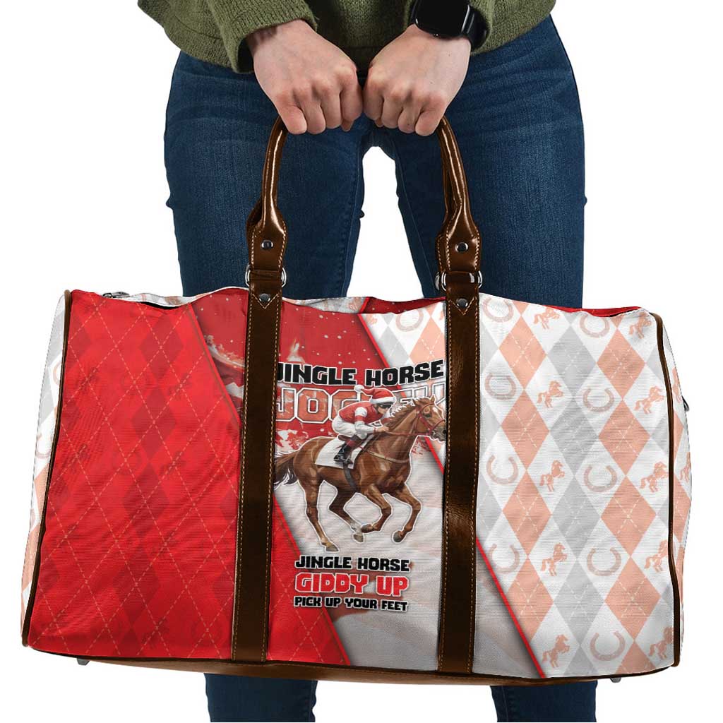 Horse Racing Christmas Travel Bag Giddy Up Pick Up Your Feet - Wonder Print Shop