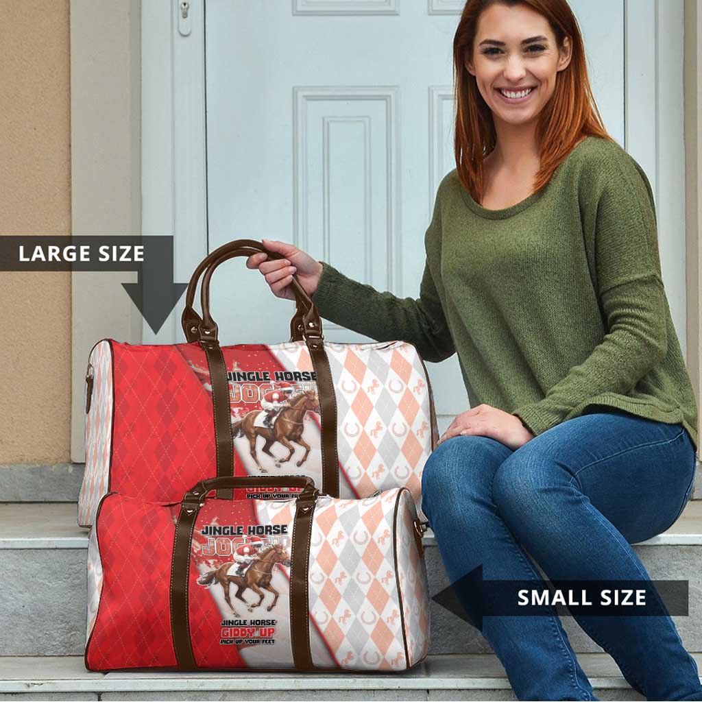 Horse Racing Christmas Travel Bag Giddy Up Pick Up Your Feet - Wonder Print Shop