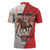 Horse Racing Christmas Zipper Polo Shirt Giddy Up Pick Up Your Feet - Wonder Print Shop