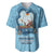 Santa Claus Is Kayaking To Town Baseball Jersey Merry Christmas - Wonder Print Shop