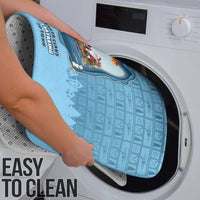 Santa Claus Is Kayaking To Town Bathroom Set Merry Christmas - Wonder Print Shop