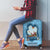 Santa Claus Is Kayaking To Town Luggage Cover Merry Christmas - Wonder Print Shop