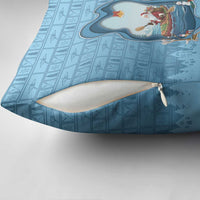 Santa Claus Is Kayaking To Town Pillow Cover Merry Christmas - Wonder Print Shop