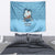 Santa Claus Is Kayaking To Town Tapestry Merry Christmas - Wonder Print Shop