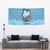 Santa Claus Is Kayaking To Town Tapestry Merry Christmas - Wonder Print Shop