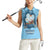Santa Claus Is Kayaking To Town Women Sleeveless Polo Shirt Merry Christmas - Wonder Print Shop