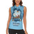 Santa Claus Is Kayaking To Town Women Sleeveless Polo Shirt Merry Christmas - Wonder Print Shop