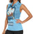 Santa Claus Is Kayaking To Town Women Sleeveless Polo Shirt Merry Christmas - Wonder Print Shop