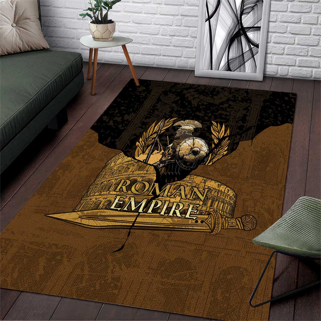 Roman Empire Area Rug Centurion Colosseum - Wonder Print Shop