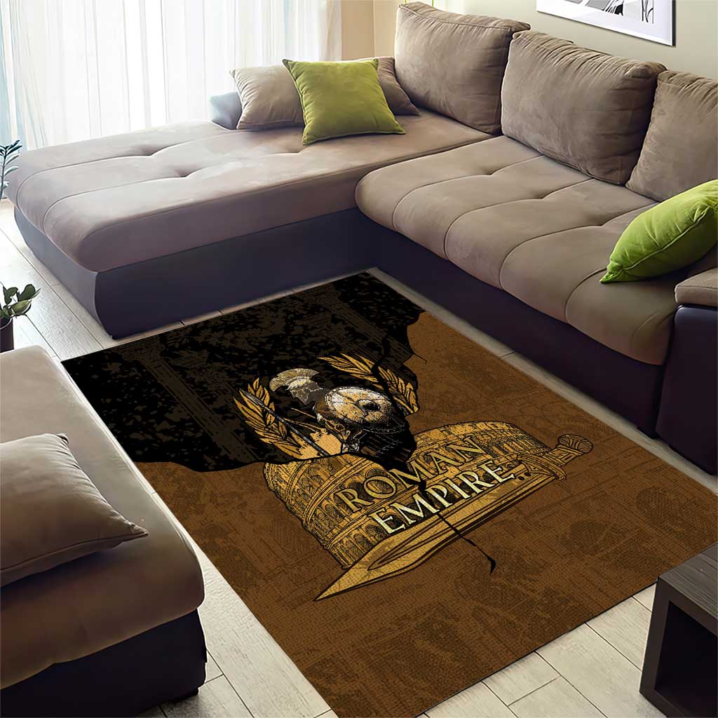 Roman Empire Area Rug Centurion Colosseum - Wonder Print Shop