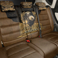Roman Empire Back Car Seat Cover Centurion Colosseum - Wonder Print Shop