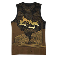 Roman Empire Basketball Jersey Centurion Colosseum - Wonder Print Shop