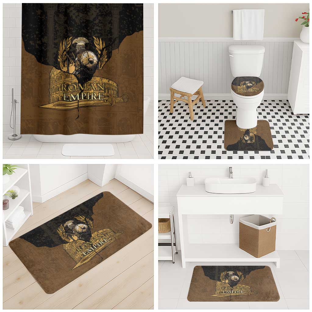 Roman Empire Bathroom Set Centurion Colosseum - Wonder Print Shop