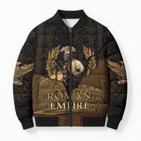 Roman Empire Bomber Puffer Jacket Centurion Colosseum - Wonder Print Shop