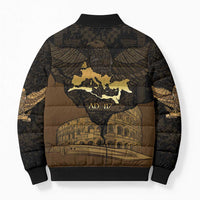 Roman Empire Bomber Puffer Jacket Centurion Colosseum - Wonder Print Shop