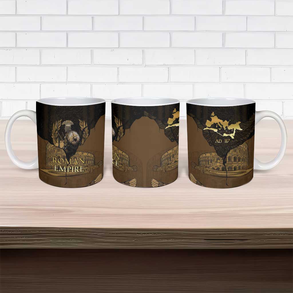 Roman Empire Ceramic Mug Centurion Colosseum - Wonder Print Shop
