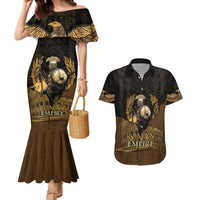 Roman Empire Couples Matching Mermaid Dress and Hawaiian Shirt Centurion Colosseum - Wonder Print Shop