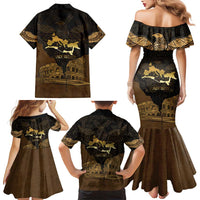 Roman Empire Family Matching Mermaid Dress and Hawaiian Shirt Centurion Colosseum - Wonder Print Shop