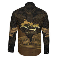 Roman Empire Family Matching Off Shoulder Maxi Dress and Hawaiian Shirt Centurion Colosseum - Wonder Print Shop
