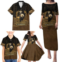 Roman Empire Family Matching Puletasi and Hawaiian Shirt Centurion Colosseum - Wonder Print Shop
