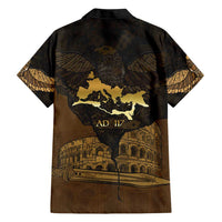 Roman Empire Family Matching Short Sleeve Bodycon Dress and Hawaiian Shirt Centurion Colosseum - Wonder Print Shop