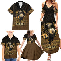 Roman Empire Family Matching Summer Maxi Dress and Hawaiian Shirt Centurion Colosseum - Wonder Print Shop