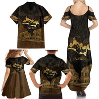 Roman Empire Family Matching Summer Maxi Dress and Hawaiian Shirt Centurion Colosseum - Wonder Print Shop