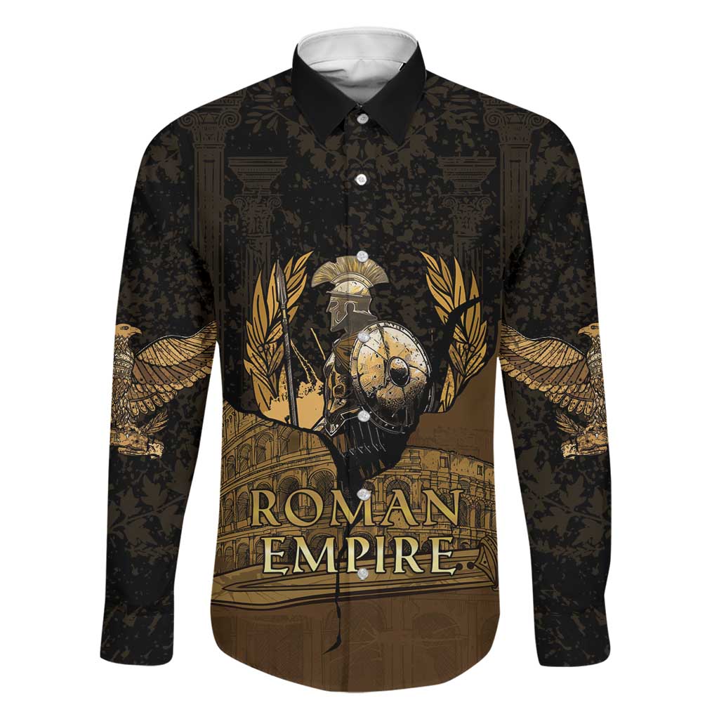 Roman Empire Family Matching Summer Maxi Dress and Hawaiian Shirt Centurion Colosseum - Wonder Print Shop