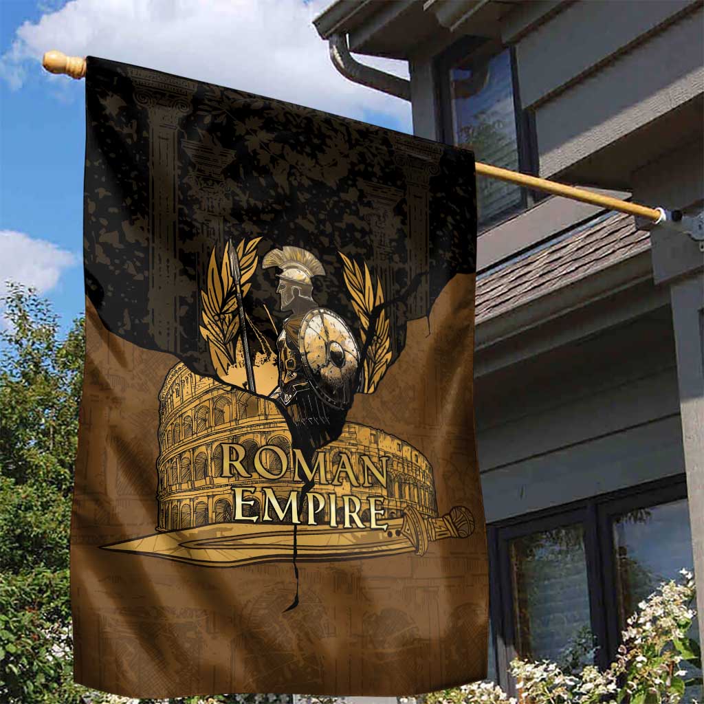 Roman Empire Garden Flag Centurion Colosseum - Wonder Print Shop