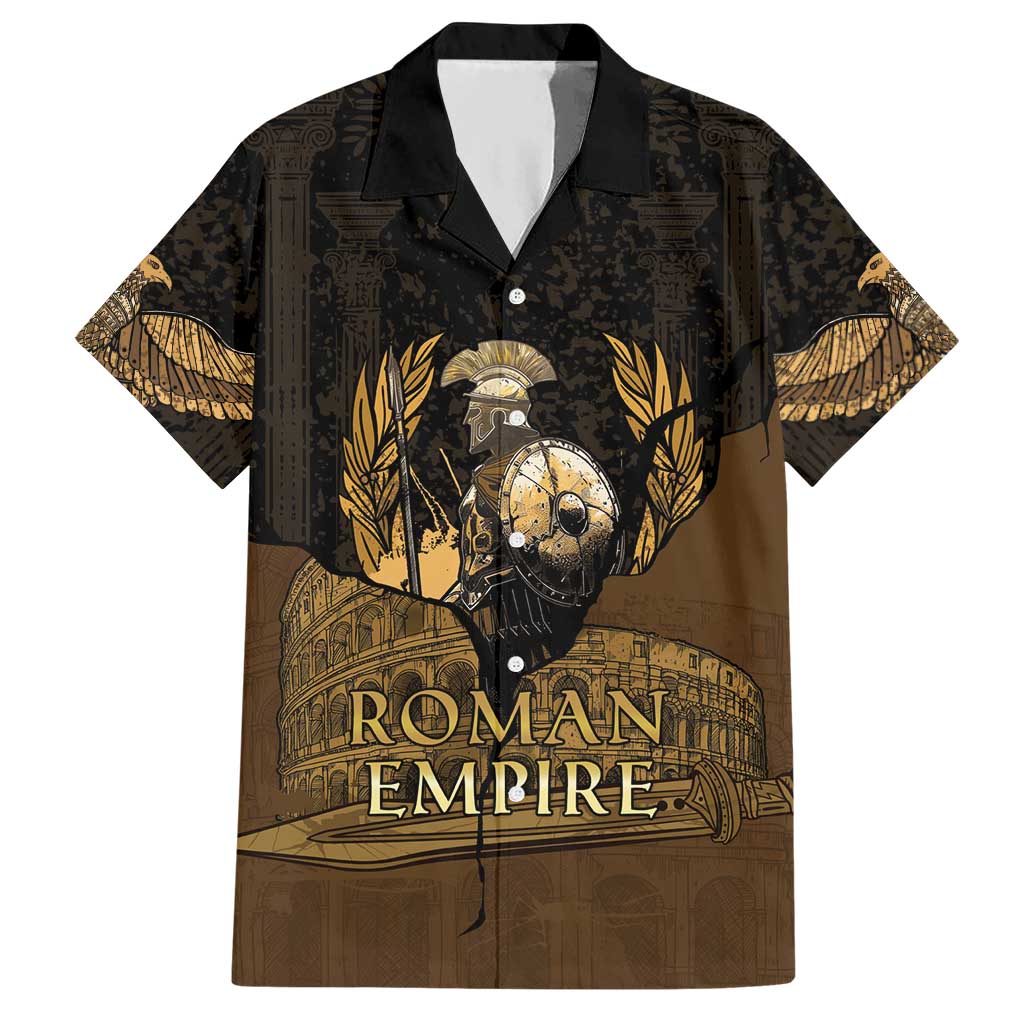 Roman Empire Hawaiian Shirt Centurion Colosseum - Wonder Print Shop