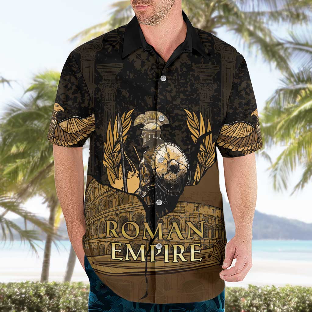Roman Empire Hawaiian Shirt Centurion Colosseum - Wonder Print Shop