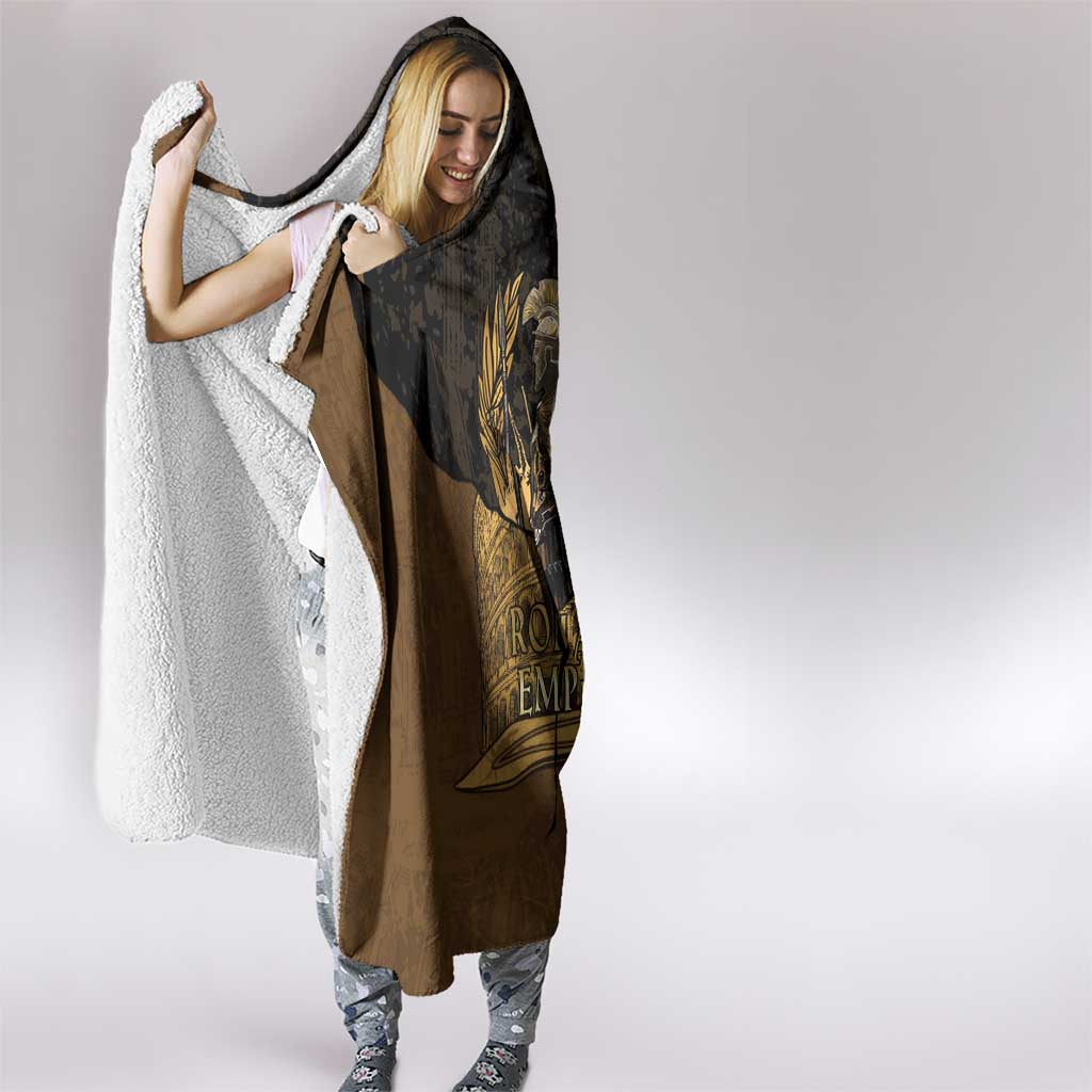 Roman Empire Hooded Blanket Centurion Colosseum - Wonder Print Shop
