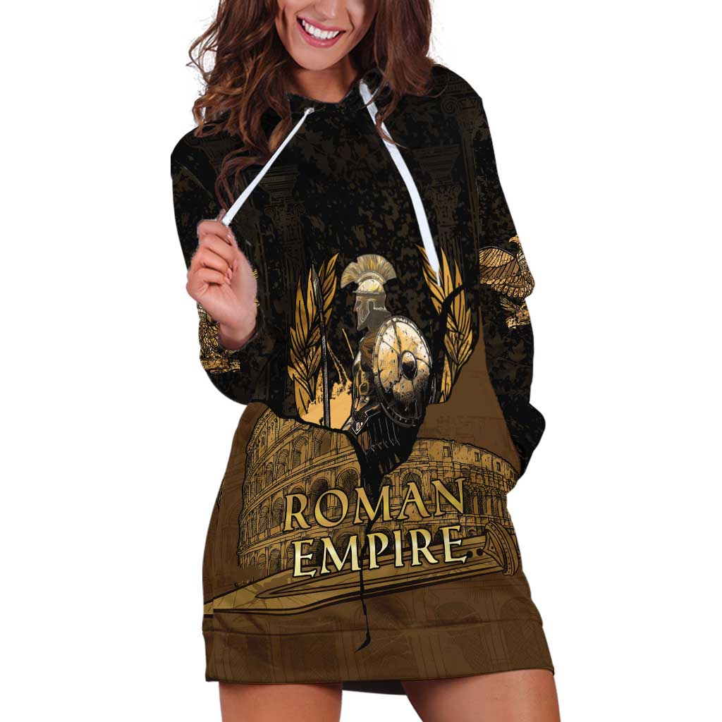 Roman Empire Hoodie Dress Centurion Colosseum - Wonder Print Shop