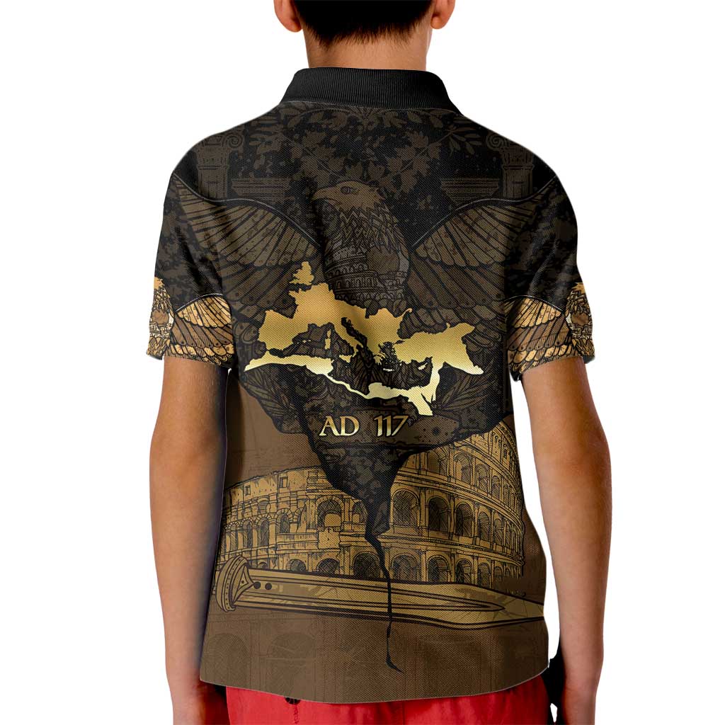 Roman Empire Kid Polo Shirt Centurion Colosseum - Wonder Print Shop