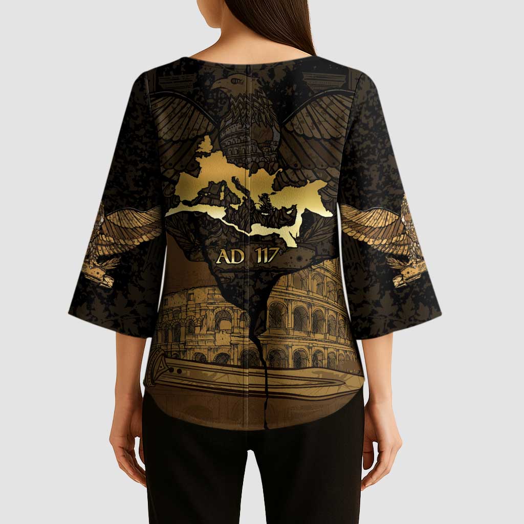 Roman Empire Kimono Sleeve Blouse Centurion Colosseum - Wonder Print Shop