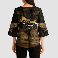 Roman Empire Kimono Sleeve Blouse Centurion Colosseum - Wonder Print Shop