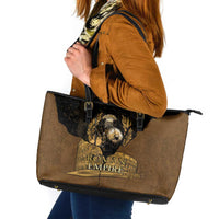 Roman Empire Leather Tote Bag Centurion Colosseum - Wonder Print Shop