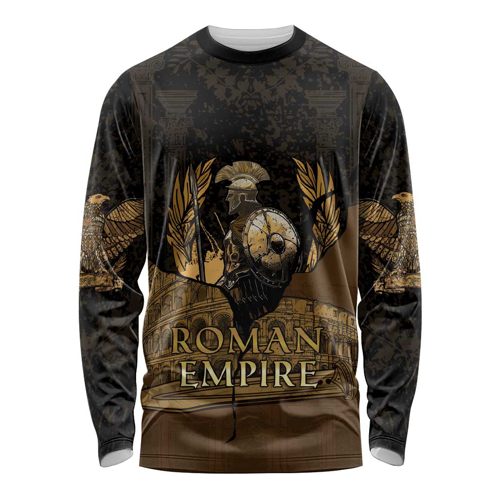 Roman Empire Long Sleeve Shirt Centurion Colosseum - Wonder Print Shop
