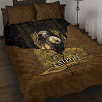 Roman Empire Quilt Bed Set Centurion Colosseum - Wonder Print Shop