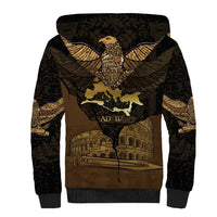 Roman Empire Sherpa Hoodie Centurion Colosseum - Wonder Print Shop