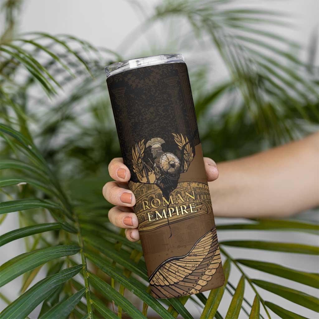 Roman Empire Skinny Tumbler Centurion Colosseum - Wonder Print Shop