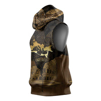 Roman Empire Sleeveless Hoodie Centurion Colosseum - Wonder Print Shop