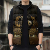 Roman Empire Sleeveless Puffer Jacket Centurion Colosseum - Wonder Print Shop