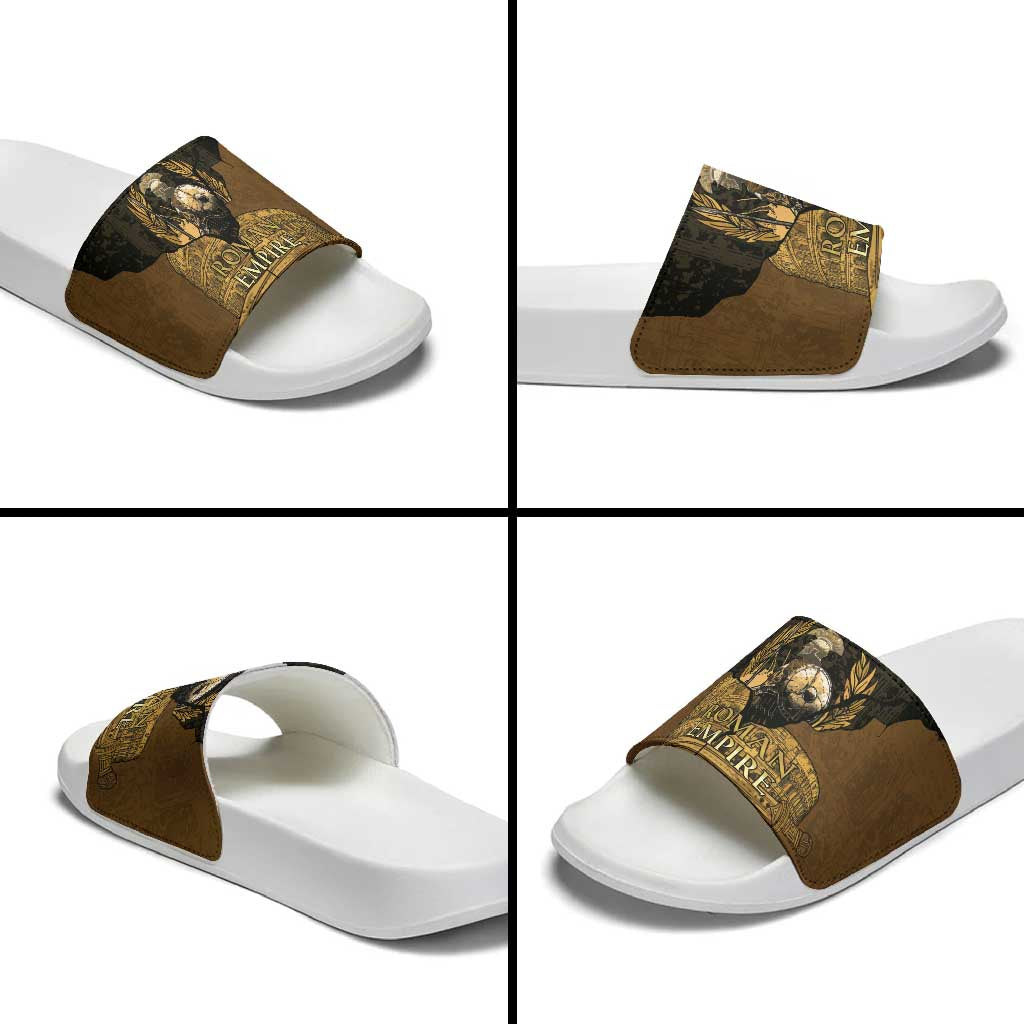 Roman Empire Slide Sandals Centurion Colosseum - Wonder Print Shop