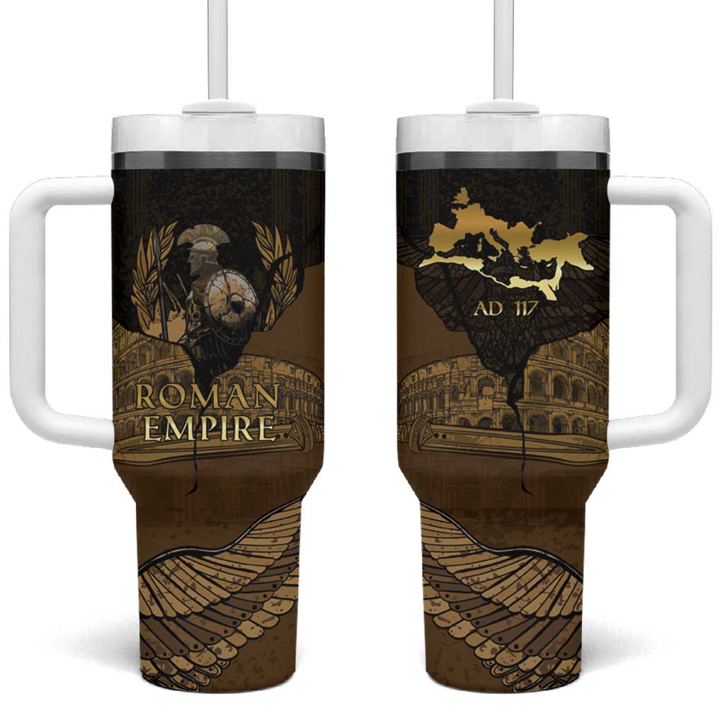 Roman Empire Tumbler With Handle Centurion Colosseum - Wonder Print Shop