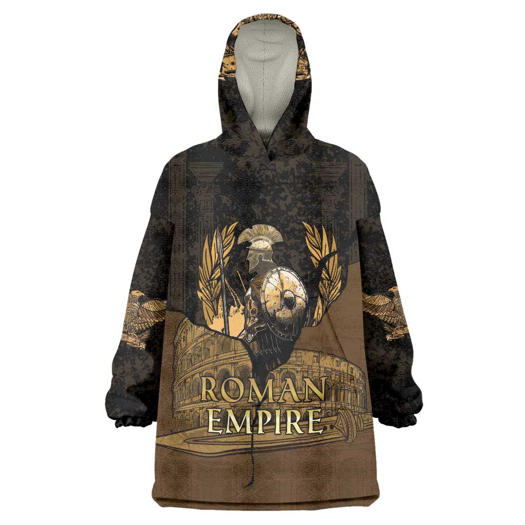 Roman Empire Wearable Blanket Hoodie Centurion Colosseum - Wonder Print Shop